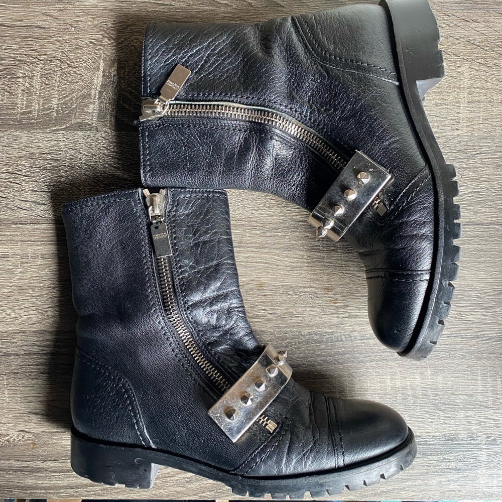 Alexander Mcqueen Biker Boots